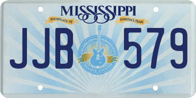 MS license plate JJB579