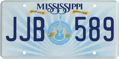 MS license plate JJB589