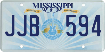 MS license plate JJB594