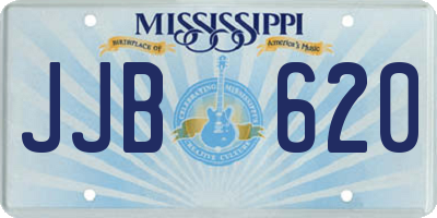 MS license plate JJB620