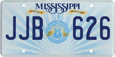 MS license plate JJB626