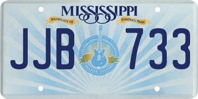 MS license plate JJB733