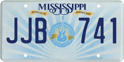 MS license plate JJB741