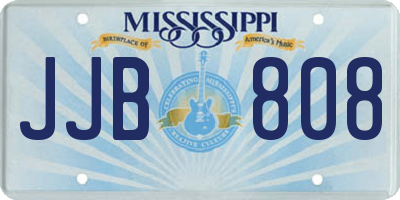MS license plate JJB808