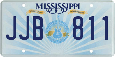 MS license plate JJB811