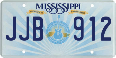 MS license plate JJB912