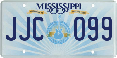 MS license plate JJC099