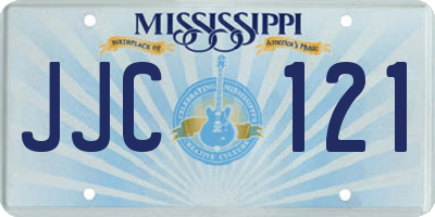MS license plate JJC121
