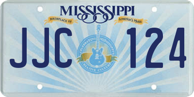 MS license plate JJC124
