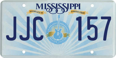MS license plate JJC157