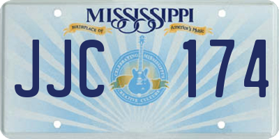 MS license plate JJC174