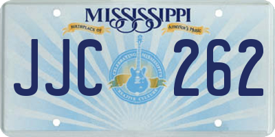 MS license plate JJC262
