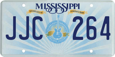 MS license plate JJC264