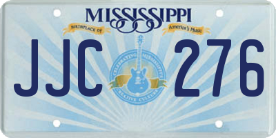 MS license plate JJC276