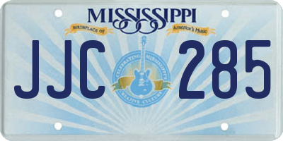 MS license plate JJC285