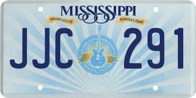 MS license plate JJC291