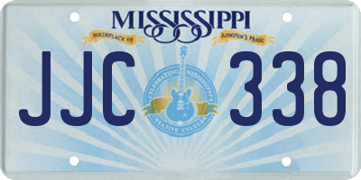 MS license plate JJC338