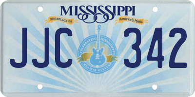 MS license plate JJC342