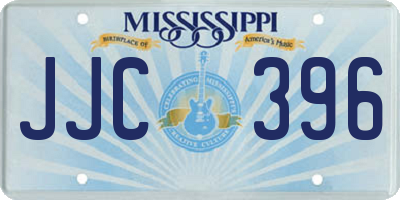 MS license plate JJC396