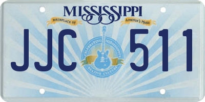MS license plate JJC511