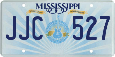 MS license plate JJC527