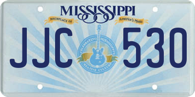 MS license plate JJC530