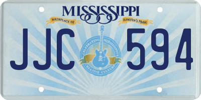 MS license plate JJC594