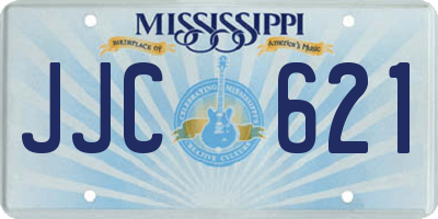 MS license plate JJC621
