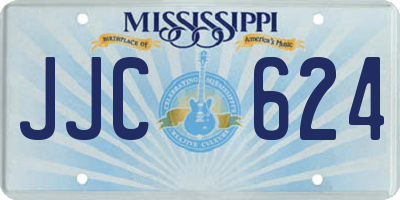 MS license plate JJC624