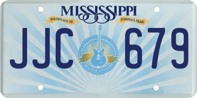 MS license plate JJC679