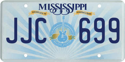 MS license plate JJC699