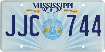 MS license plate JJC744