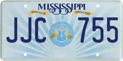 MS license plate JJC755