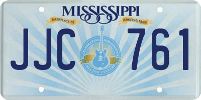 MS license plate JJC761