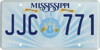 MS license plate JJC771