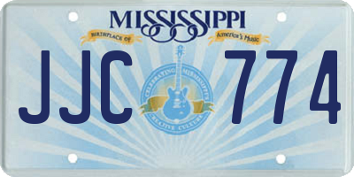 MS license plate JJC774