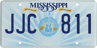 MS license plate JJC811