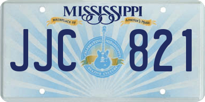 MS license plate JJC821