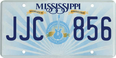 MS license plate JJC856