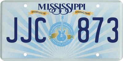 MS license plate JJC873