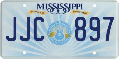 MS license plate JJC897