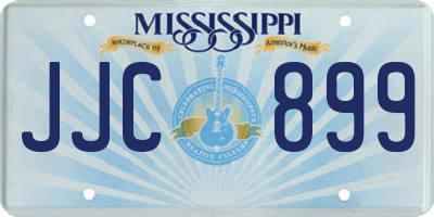 MS license plate JJC899