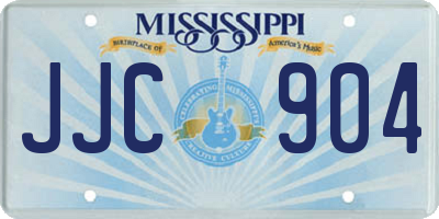 MS license plate JJC904