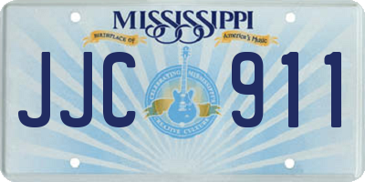 MS license plate JJC911