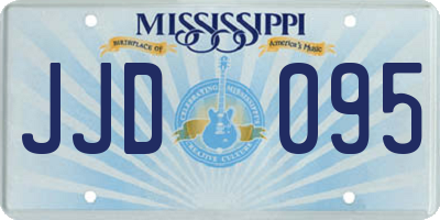 MS license plate JJD095