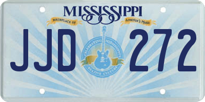 MS license plate JJD272