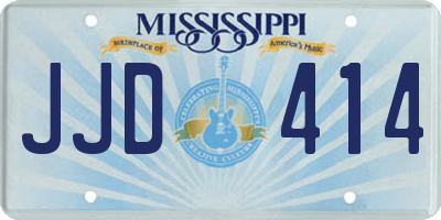 MS license plate JJD414