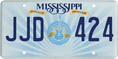 MS license plate JJD424