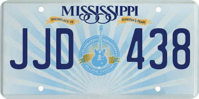 MS license plate JJD438