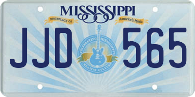 MS license plate JJD565